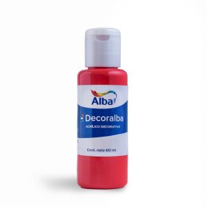 Acrilico decorativo Decoralba x 60 ml. – Tradicional – Rojo
