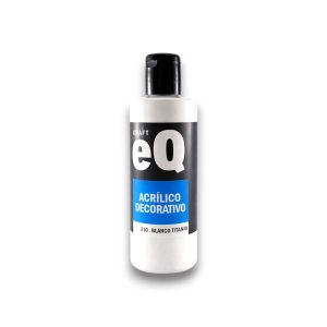 Acrilico decorativo EQarte x 150 cc. – Blanco de titanio